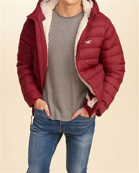 replica hollister jackets|hollister sherpa jacket men's.